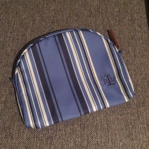 Ralph Lauren cosmetic bag.